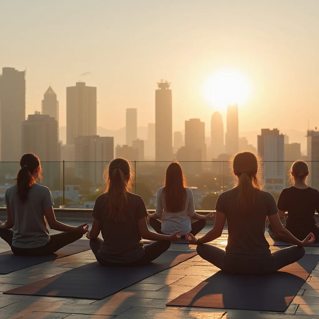 Session de méditation urbaine